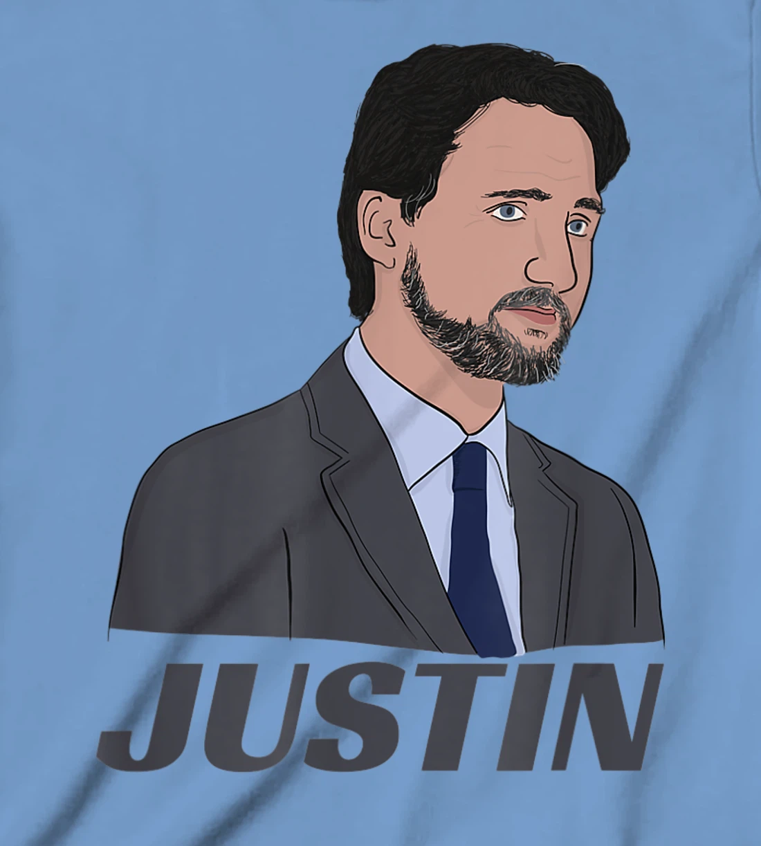 Womens Canadian Prime Minister Justin Trudeau (with Beard) T-Shirt, Kid T-Shirt and Women T-Shirt