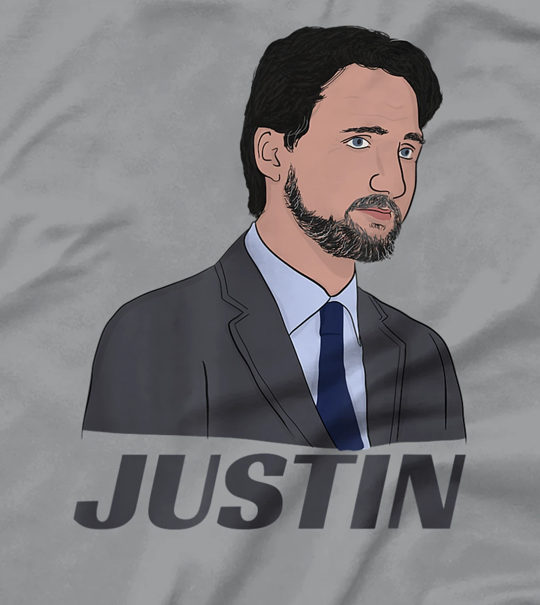 Womens Canadian Prime Minister Justin Trudeau (with Beard) T-Shirt, Kid T-Shirt and Women T-Shirt