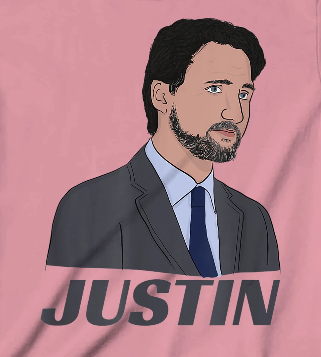 Womens Canadian Prime Minister Justin Trudeau (with Beard) T-Shirt, Kid T-Shirt and Women T-Shirt