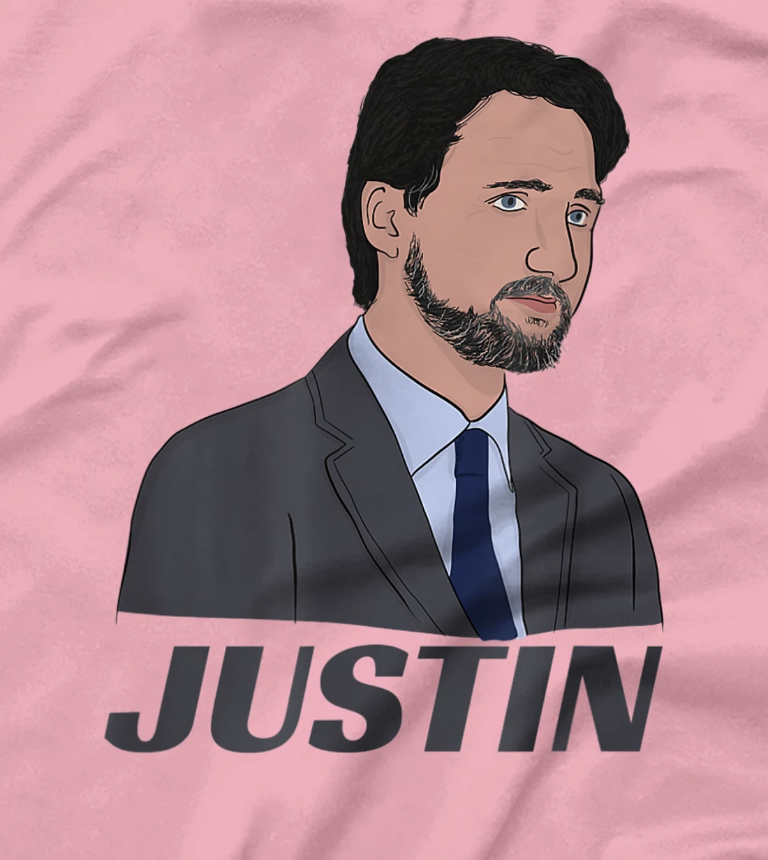 Womens Canadian Prime Minister Justin Trudeau (with Beard) T-Shirt, Kid T-Shirt and Women T-Shirt
