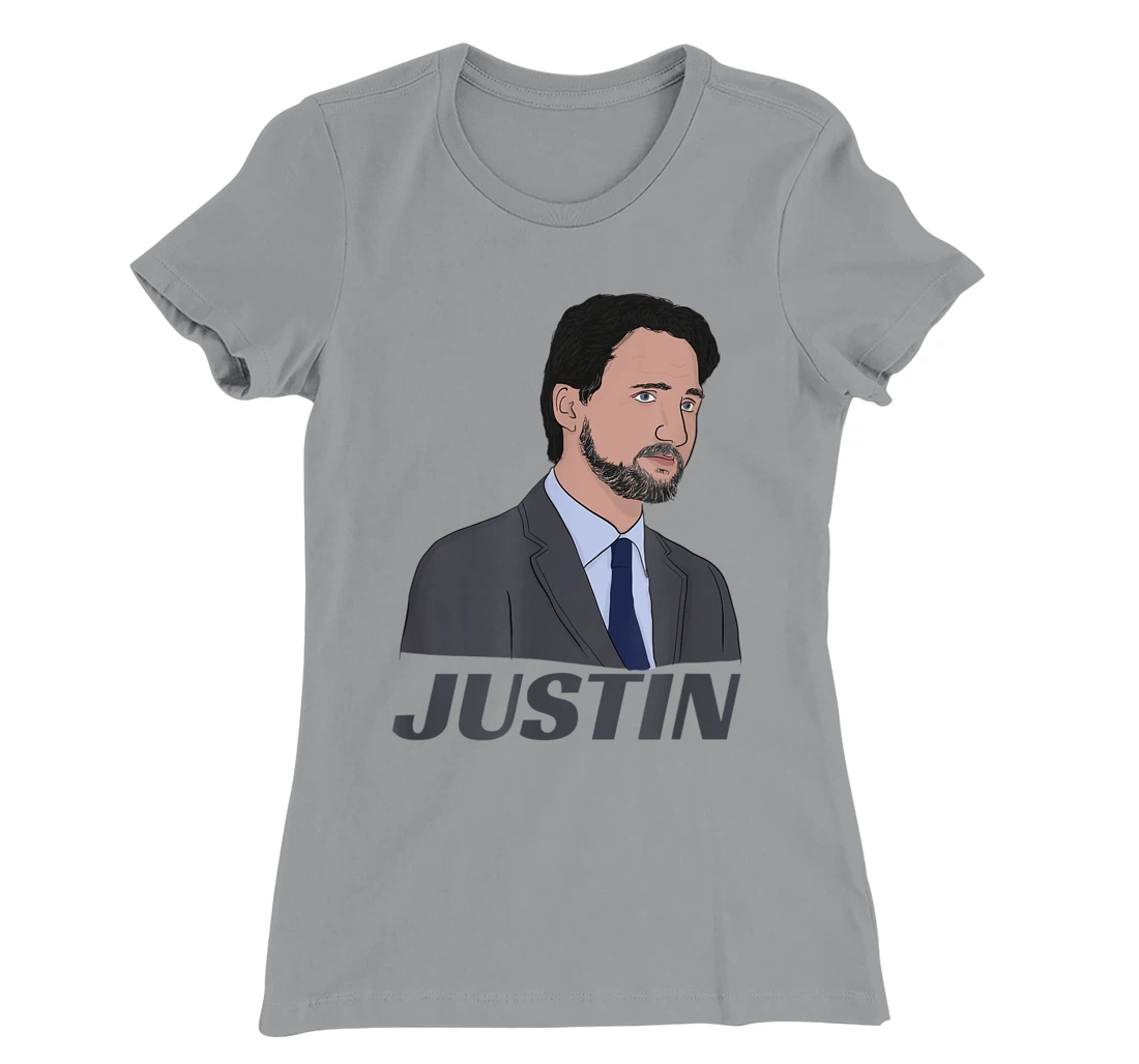 Womens Canadian Prime Minister Justin Trudeau (with Beard) T-Shirt, Kid T-Shirt and Women T-Shirt