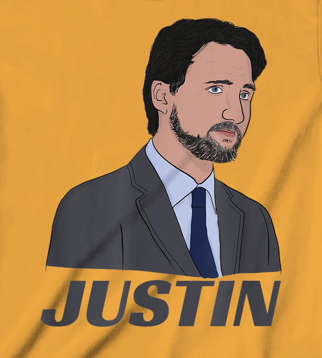 Womens Canadian Prime Minister Justin Trudeau (with Beard) T-Shirt, Kid T-Shirt and Women T-Shirt