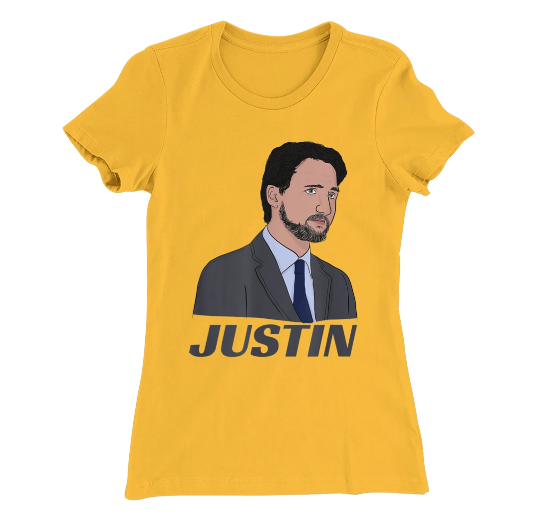 Womens Canadian Prime Minister Justin Trudeau (with Beard) T-Shirt, Kid T-Shirt and Women T-Shirt