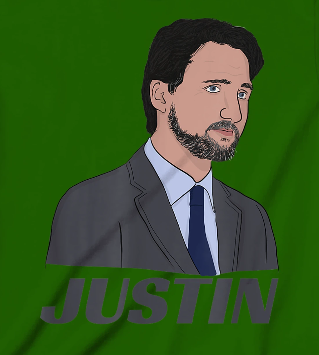 Womens Canadian Prime Minister Justin Trudeau (with Beard) T-Shirt, Kid T-Shirt and Women T-Shirt