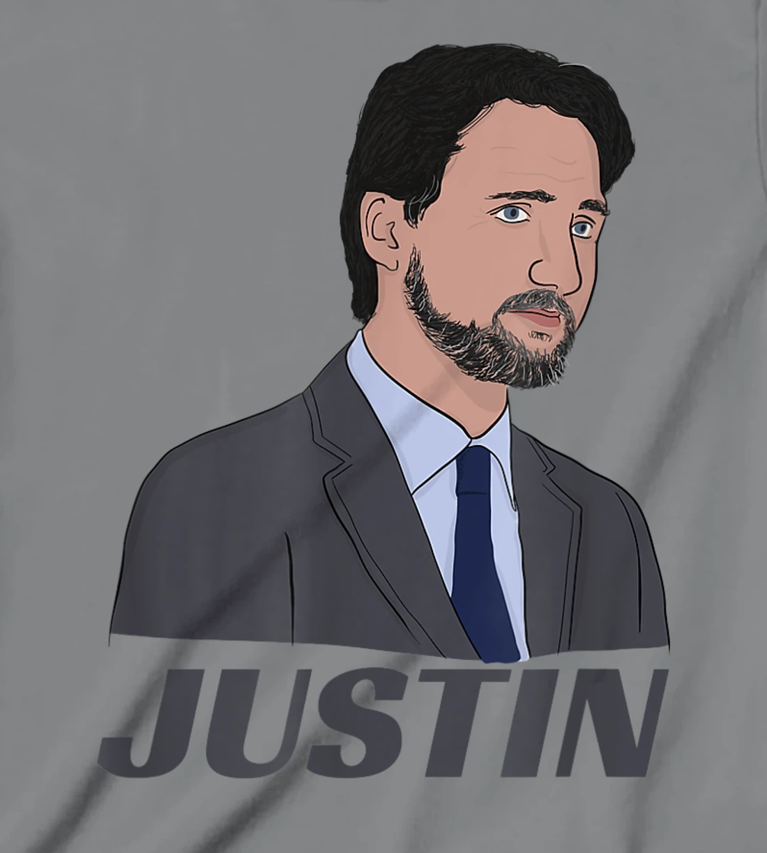 Womens Canadian Prime Minister Justin Trudeau (with Beard) T-Shirt, Kid T-Shirt and Women T-Shirt