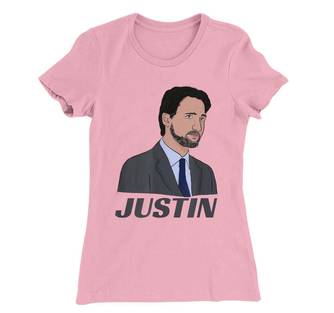 Womens Canadian Prime Minister Justin Trudeau (with Beard) T-Shirt, Kid T-Shirt and Women T-Shirt