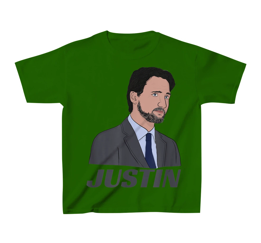 Womens Canadian Prime Minister Justin Trudeau (with Beard) T-Shirt, Kid T-Shirt and Women T-Shirt