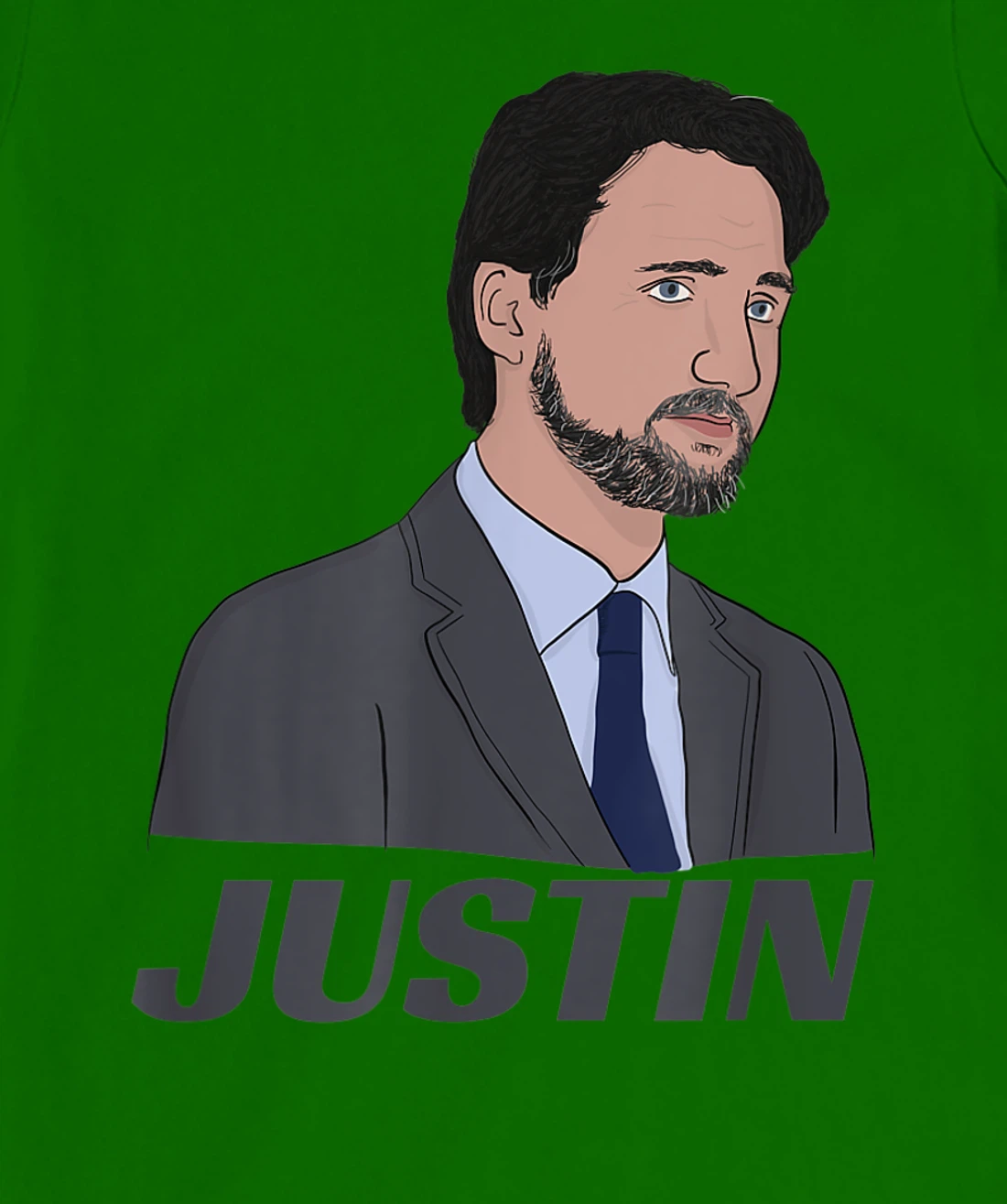Womens Canadian Prime Minister Justin Trudeau (with Beard) T-Shirt, Kid T-Shirt and Women T-Shirt