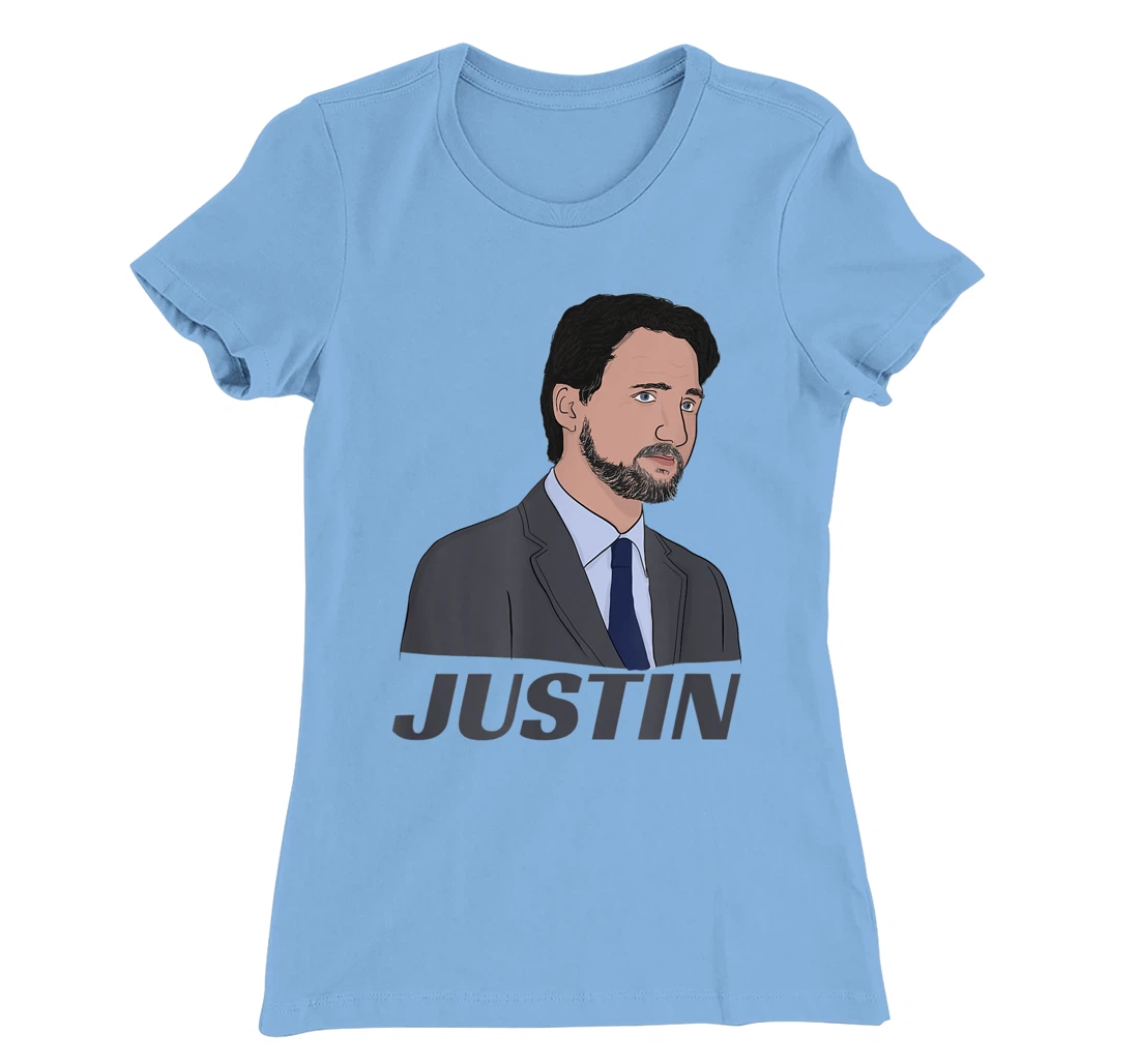 Womens Canadian Prime Minister Justin Trudeau (with Beard) T-Shirt, Kid T-Shirt and Women T-Shirt