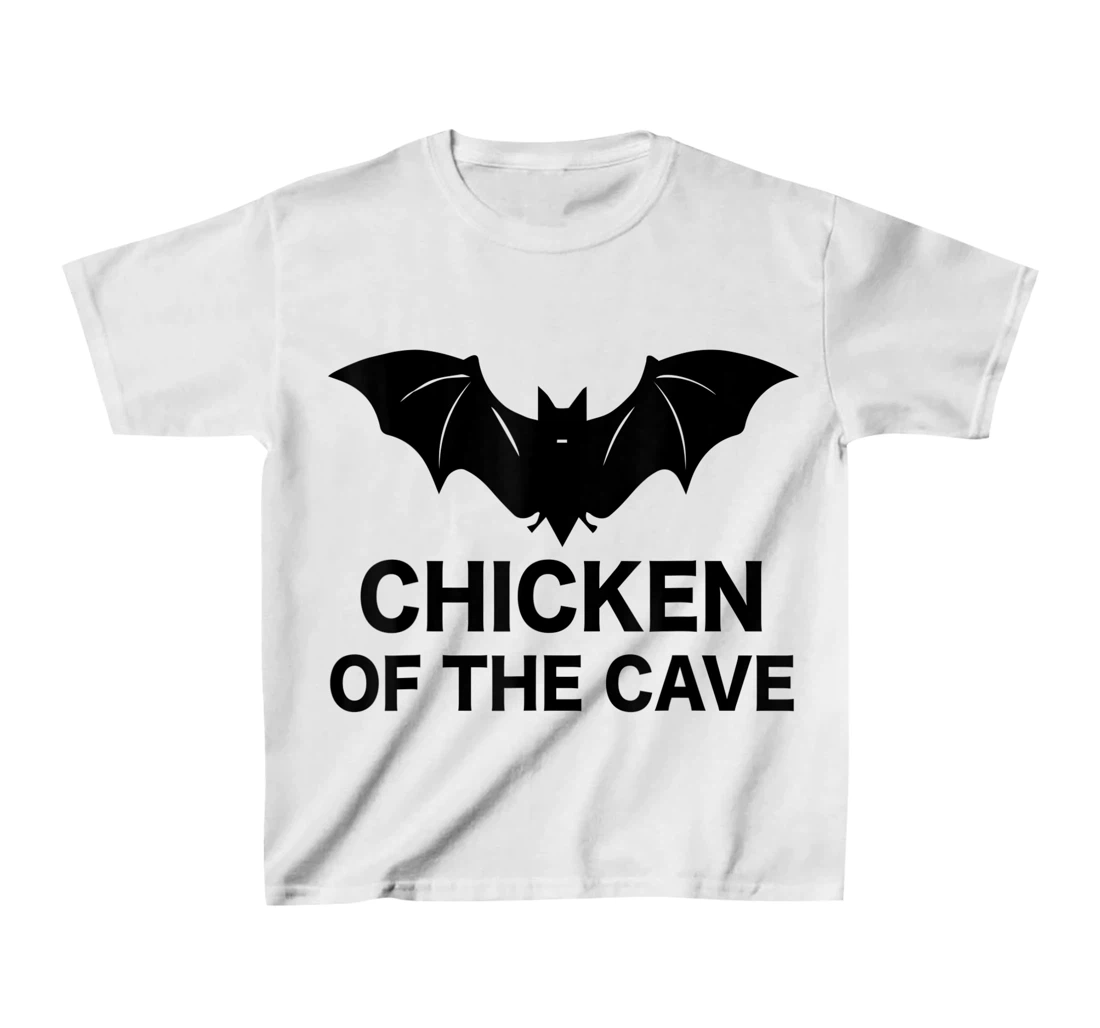 Womens Chicken Of The Cave Bat Funny Men Women Movie Graphic Tee T-Shirt, Kid T-Shirt and Women T-Shirt