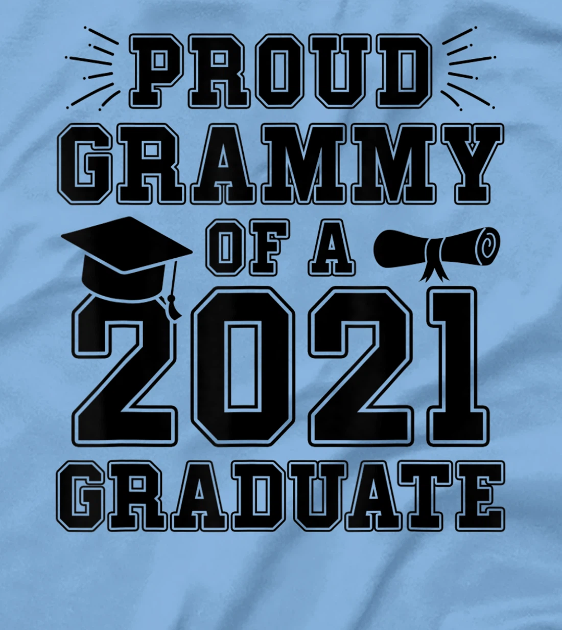 Womens Proud Grammy of a 2021 Graduate School Graduation Grandma T-Shirt, Women T-Shirt