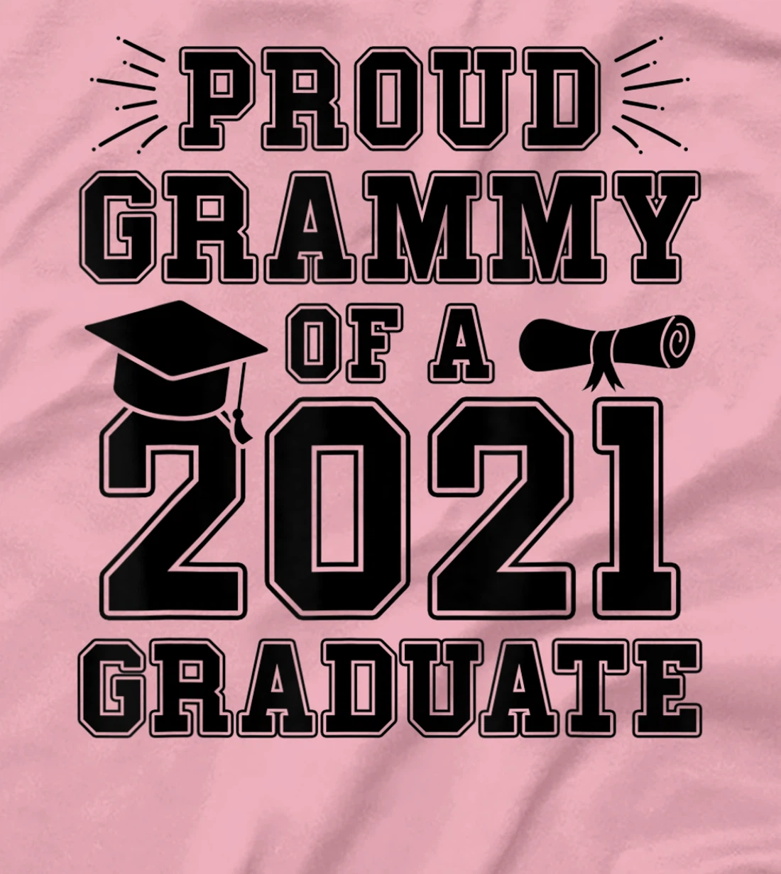 Womens Proud Grammy of a 2021 Graduate School Graduation Grandma T-Shirt, Women T-Shirt