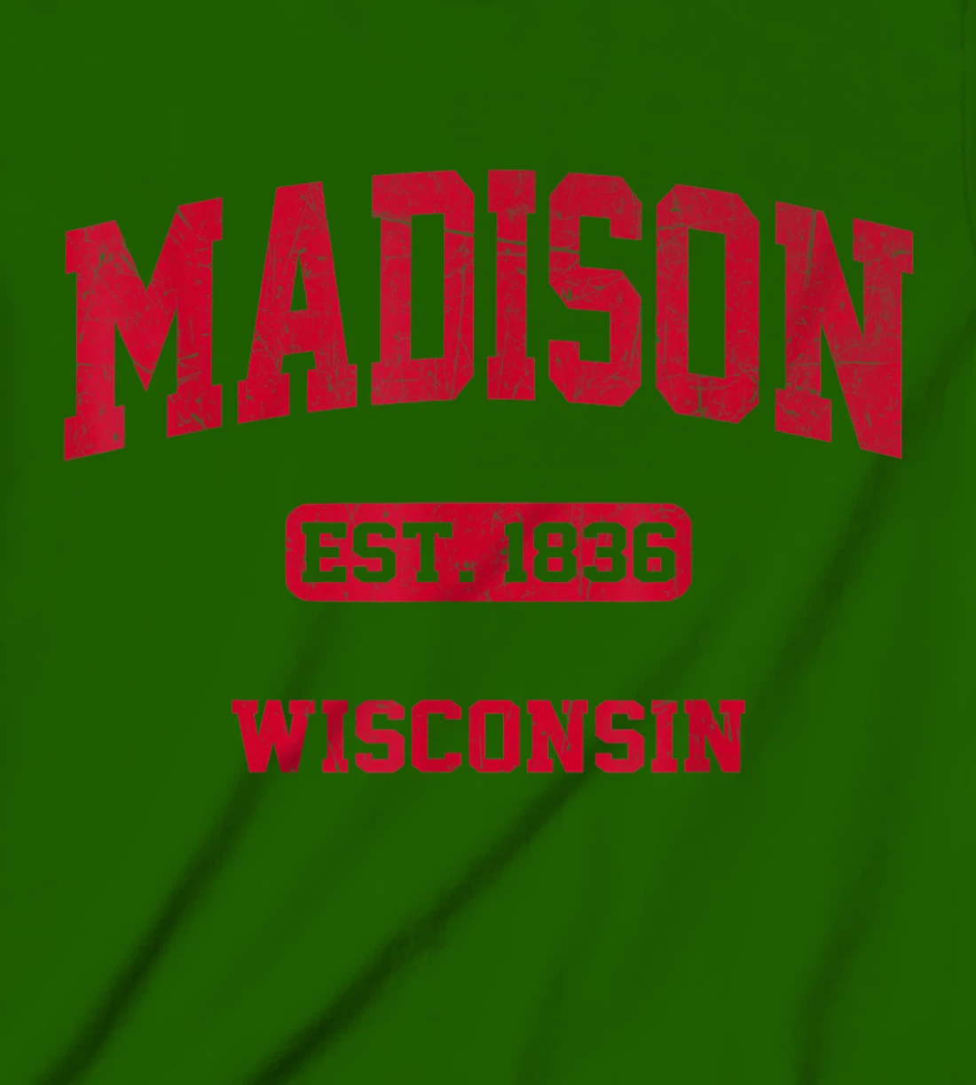 Womens Madison Wisconsin WI Vintage State Athletic Style T-Shirt, Kid T-Shirt and Women T-Shirt