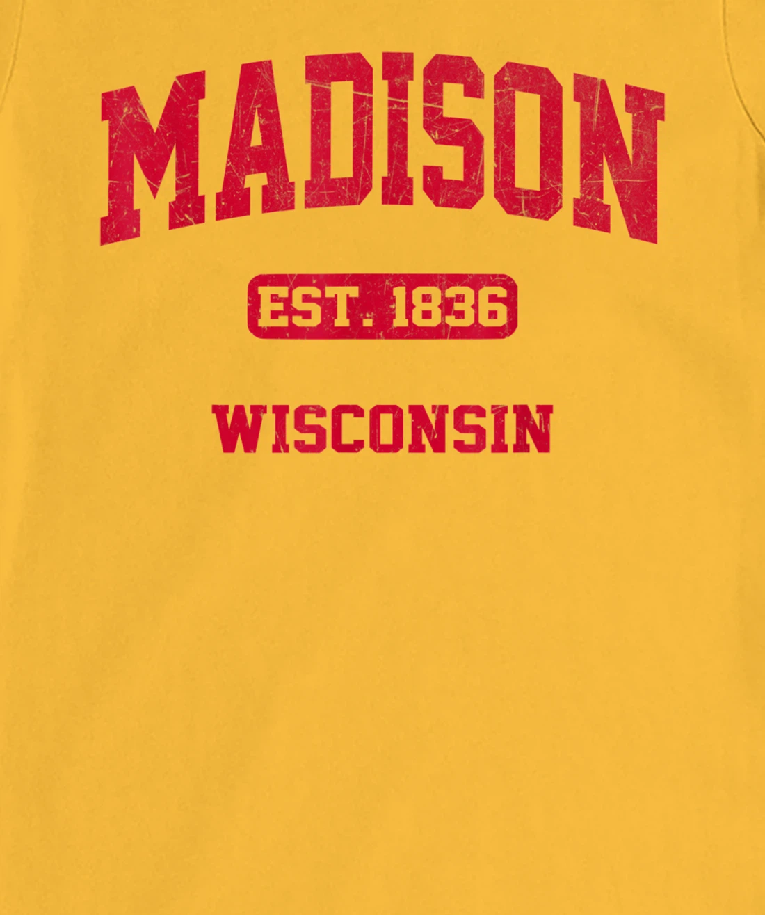 Womens Madison Wisconsin WI Vintage State Athletic Style T-Shirt, Kid T-Shirt and Women T-Shirt