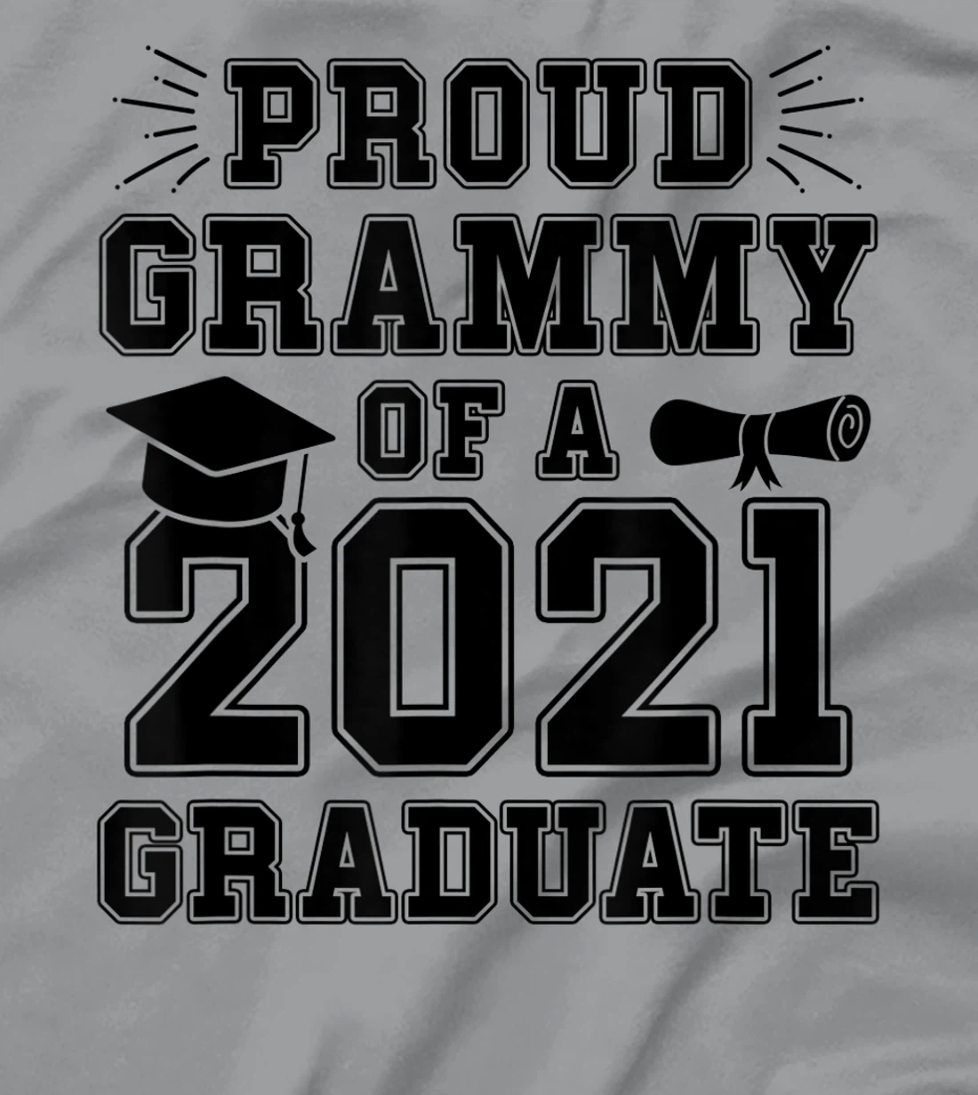 Womens Proud Grammy of a 2021 Graduate School Graduation Grandma T-Shirt, Women T-Shirt