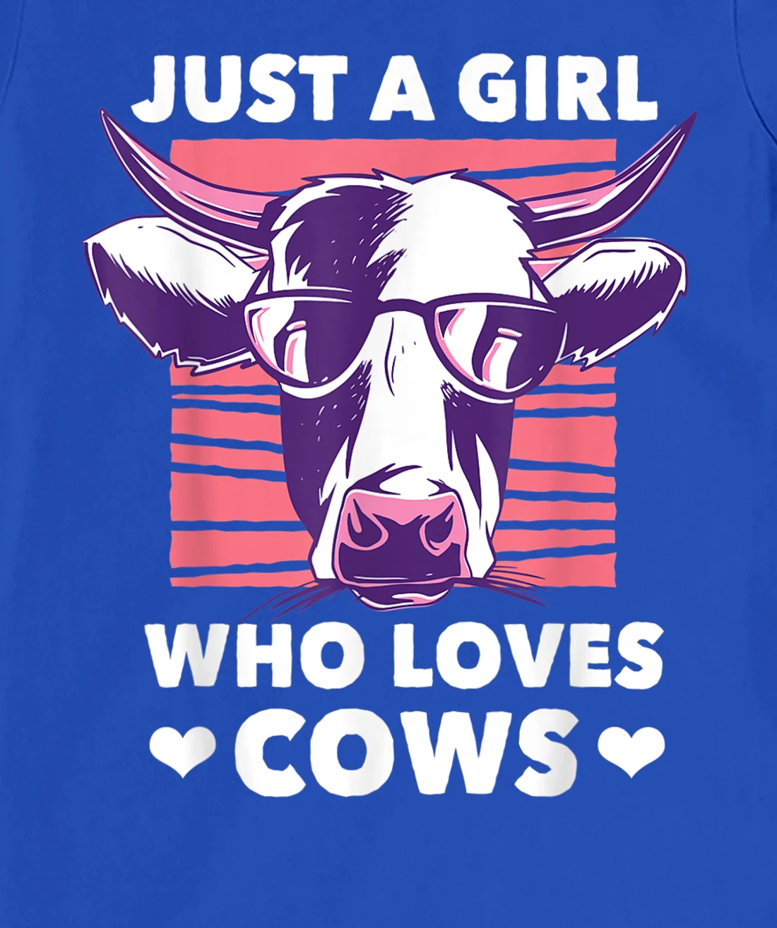 Just a Girl Who loves Cows Funny Livestock Farming T-Shirt, Kid T-Shirt and Women T-Shirt