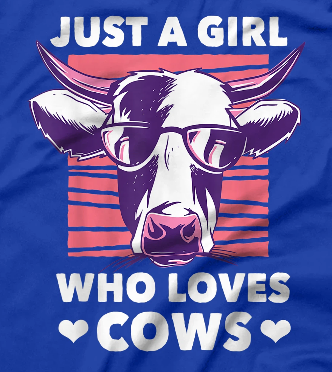 Just a Girl Who loves Cows Funny Livestock Farming T-Shirt, Kid T-Shirt and Women T-Shirt