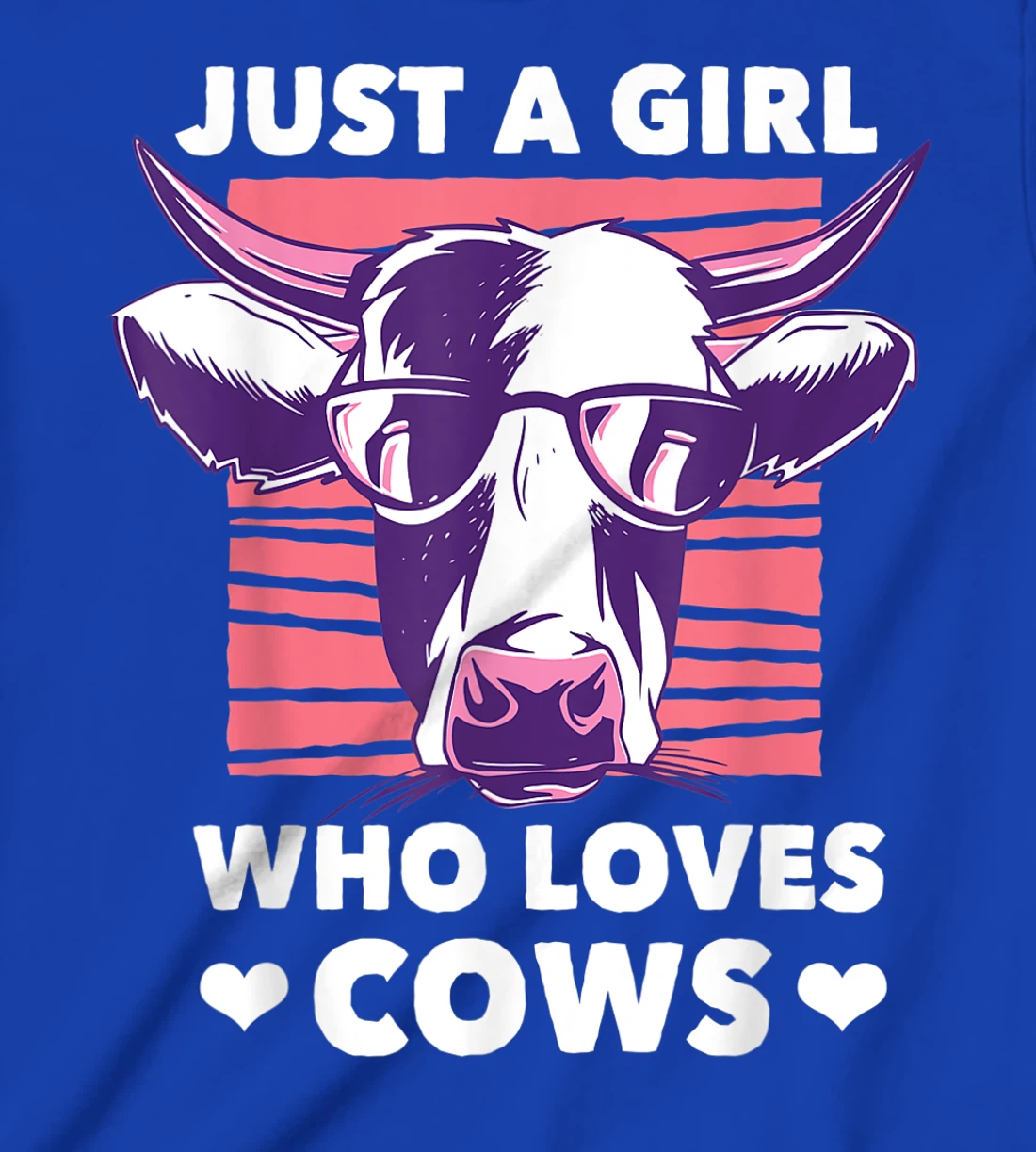 Just a Girl Who loves Cows Funny Livestock Farming T-Shirt, Kid T-Shirt and Women T-Shirt