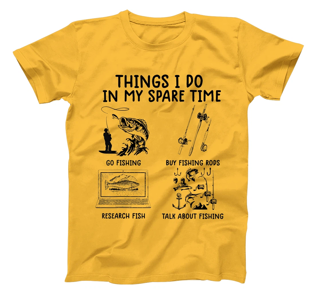 Womens funny fishing shirts Things I Do In My Spare Time fishing T-Shirt, Women T-Shirt