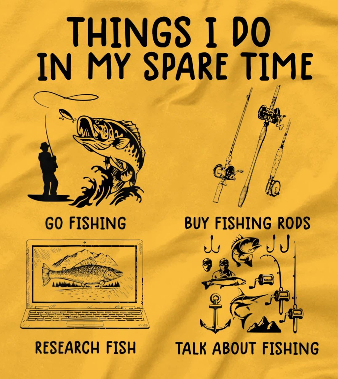 Womens funny fishing shirts Things I Do In My Spare Time fishing T-Shirt, Women T-Shirt
