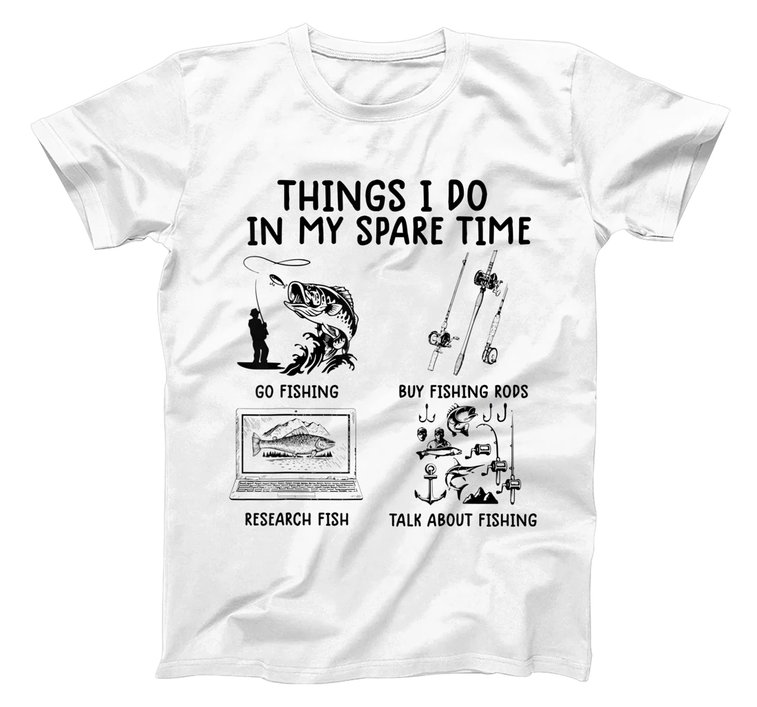 Womens funny fishing shirts Things I Do In My Spare Time fishing T-Shirt, Women T-Shirt