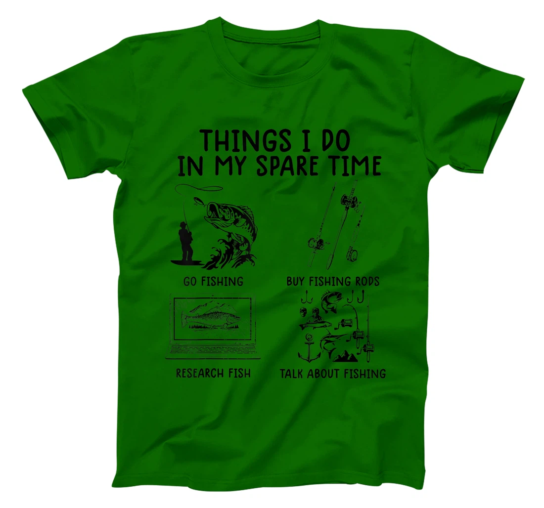Womens funny fishing shirts Things I Do In My Spare Time fishing T-Shirt, Women T-Shirt