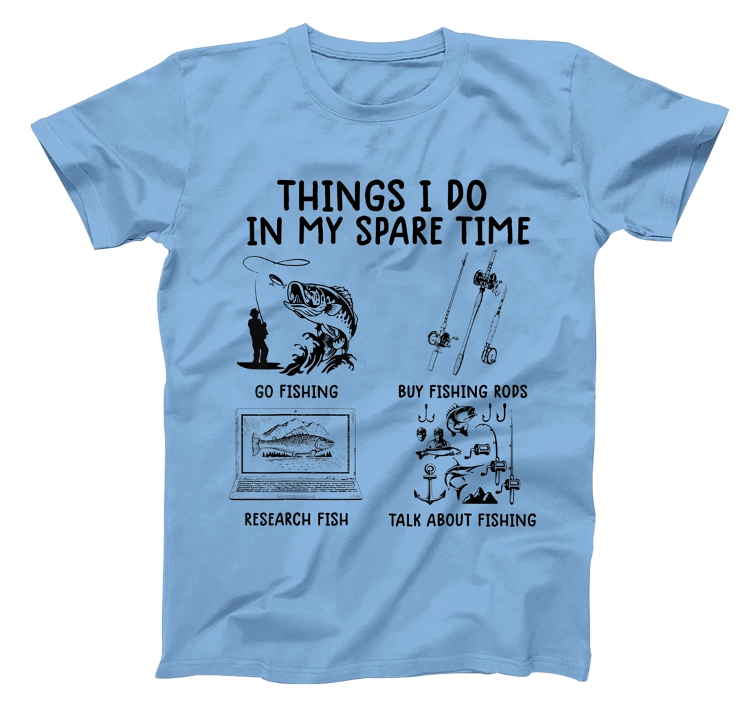 Womens funny fishing shirts Things I Do In My Spare Time fishing T-Shirt, Women T-Shirt