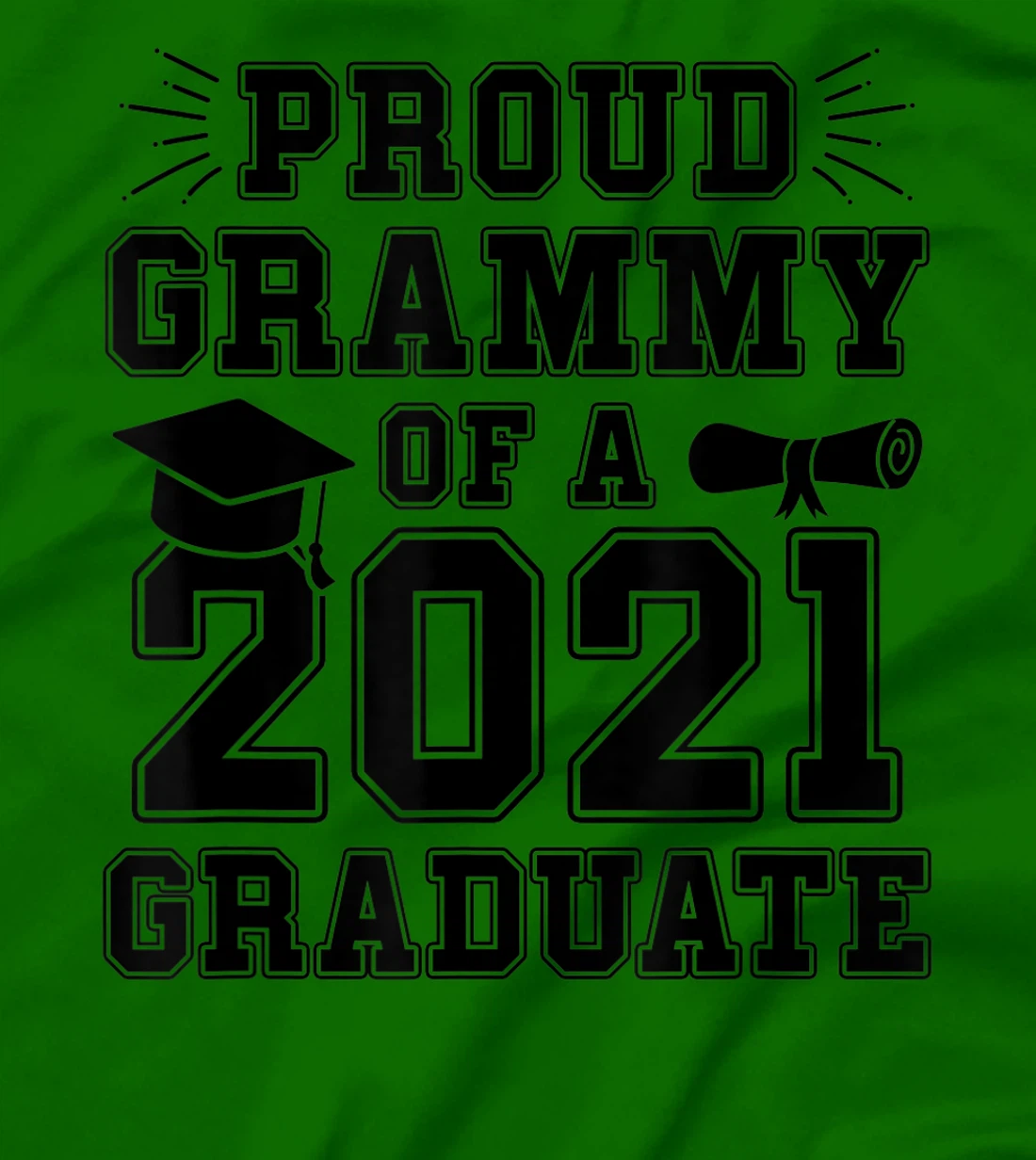 Womens Proud Grammy of a 2021 Graduate School Graduation Grandma T-Shirt, Women T-Shirt