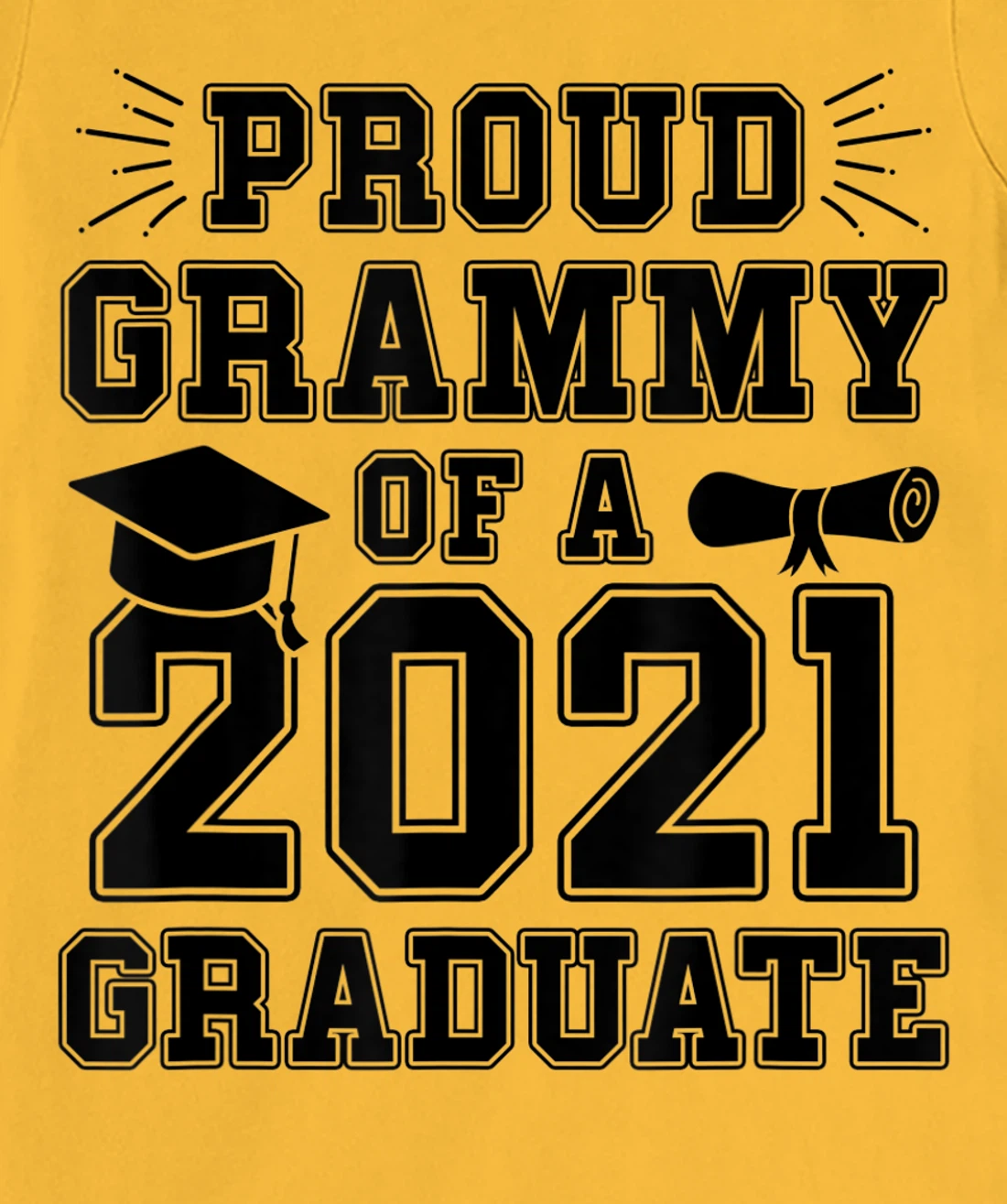 Womens Proud Grammy of a 2021 Graduate School Graduation Grandma T-Shirt, Women T-Shirt