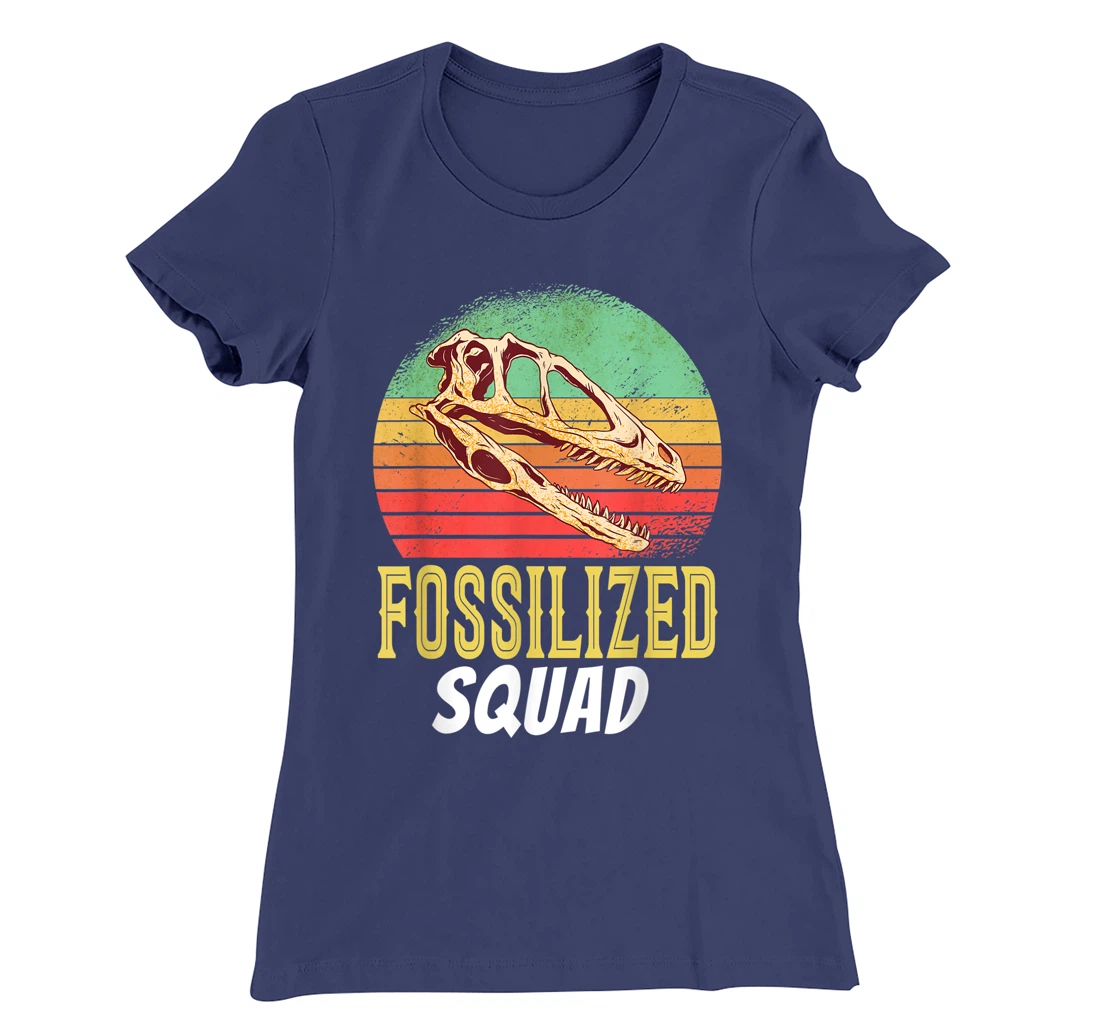 Fossilized Squad Science Teacher Team Back To Crush School T-Shirt, Kid T-Shirt and Women T-Shirt