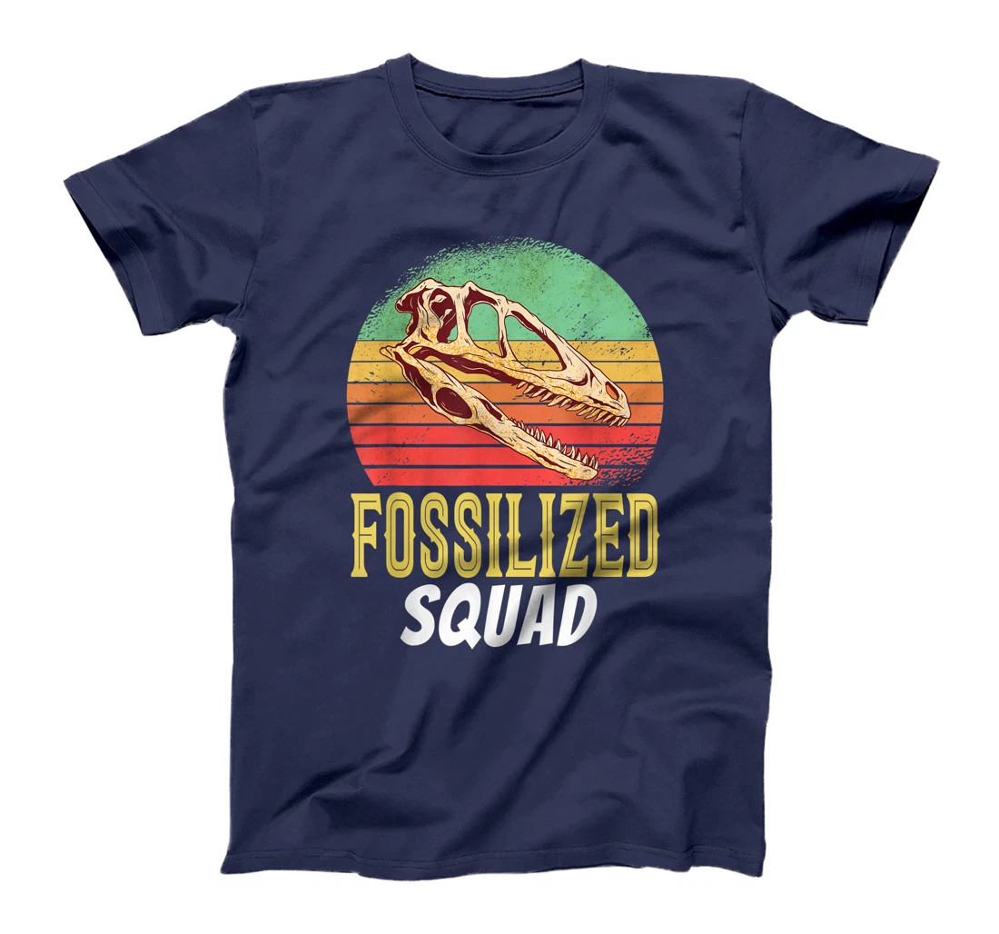 Fossilized Squad Science Teacher Team Back To Crush School T-Shirt, Kid T-Shirt and Women T-Shirt