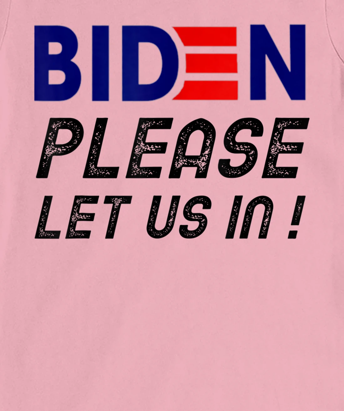 Womens Biden-Please-Let-Us-In T-Shirt, Women T-Shirt
