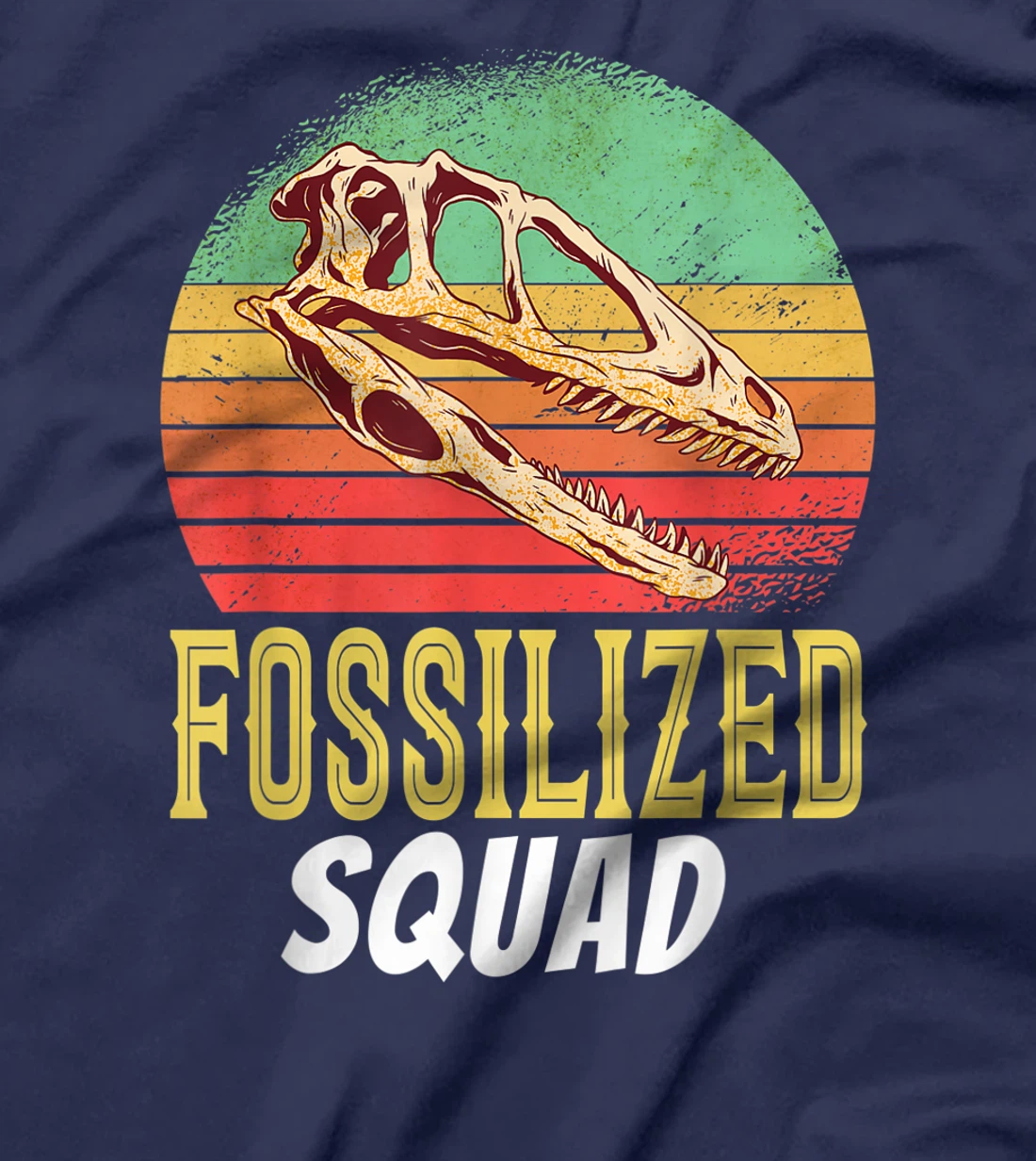 Fossilized Squad Science Teacher Team Back To Crush School T-Shirt, Kid T-Shirt and Women T-Shirt