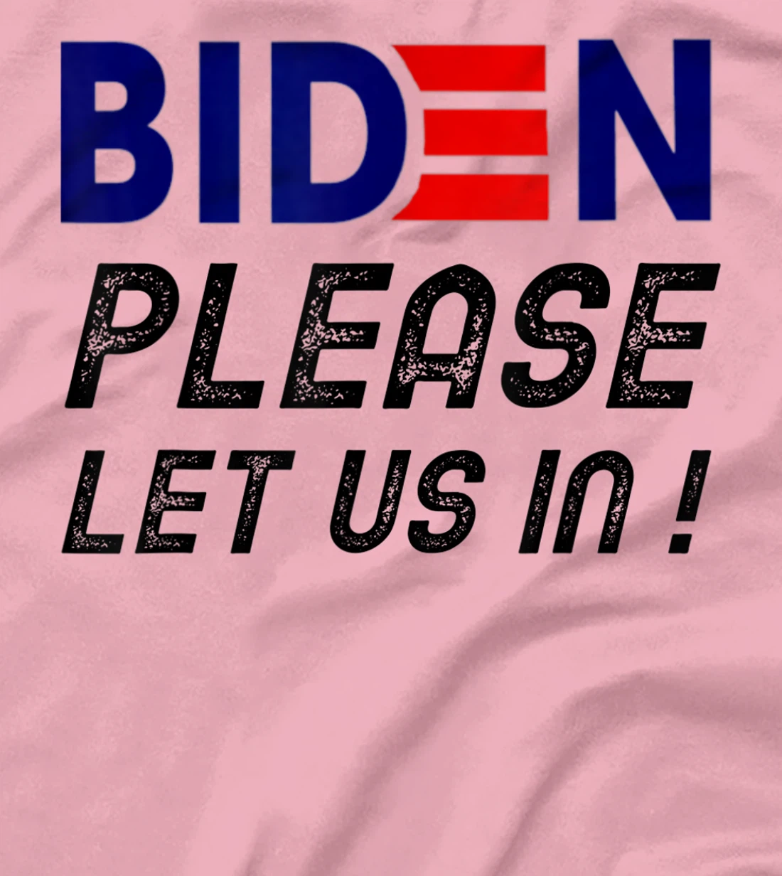 Womens Biden-Please-Let-Us-In T-Shirt, Women T-Shirt