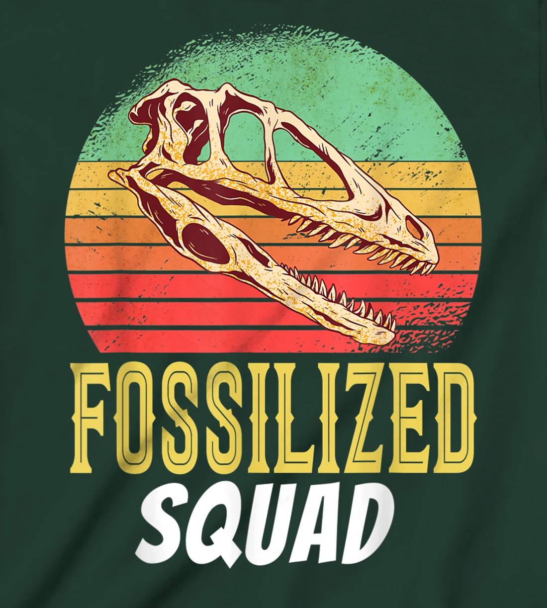 Fossilized Squad Science Teacher Team Back To Crush School T-Shirt, Kid T-Shirt and Women T-Shirt
