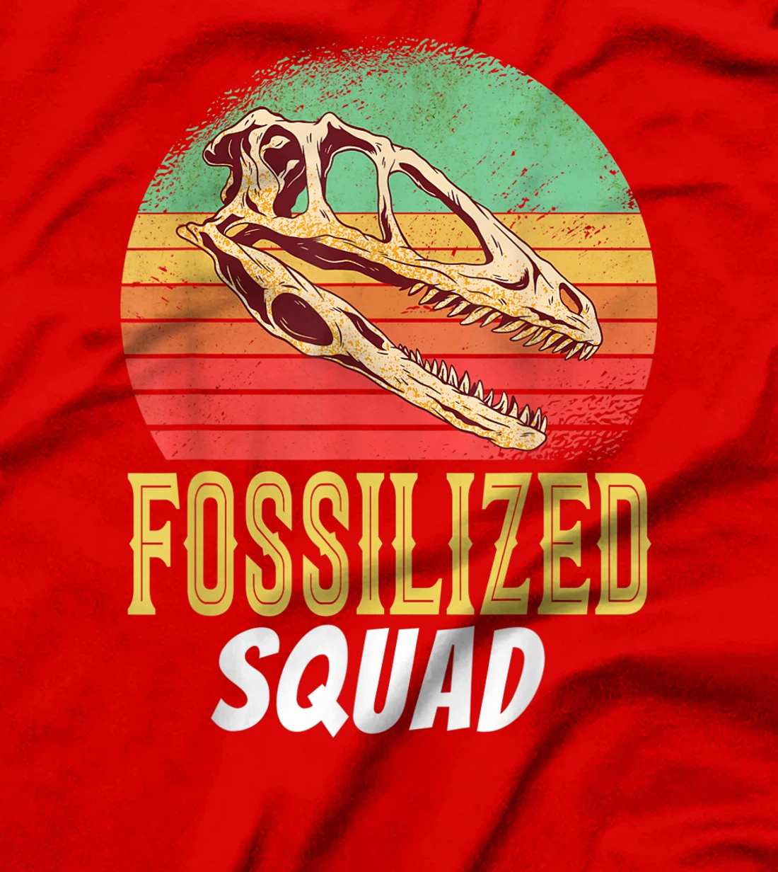 Fossilized Squad Science Teacher Team Back To Crush School T-Shirt, Kid T-Shirt and Women T-Shirt