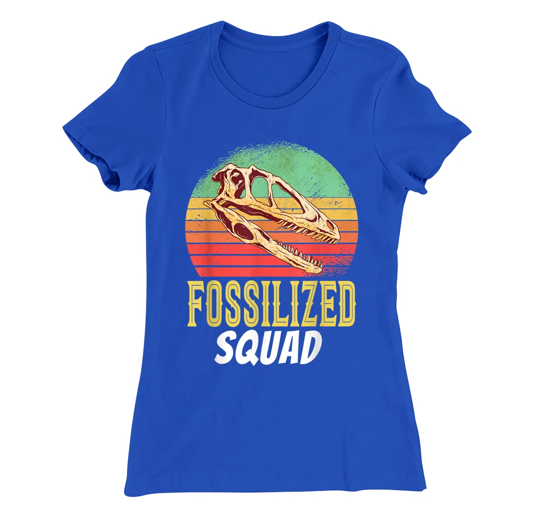 Fossilized Squad Science Teacher Team Back To Crush School T-Shirt, Kid T-Shirt and Women T-Shirt