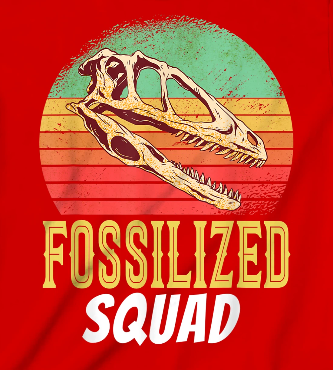 Fossilized Squad Science Teacher Team Back To Crush School T-Shirt, Kid T-Shirt and Women T-Shirt