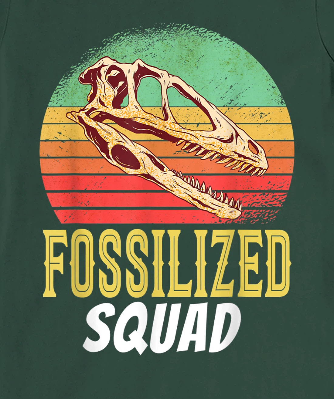 Fossilized Squad Science Teacher Team Back To Crush School T-Shirt, Kid T-Shirt and Women T-Shirt