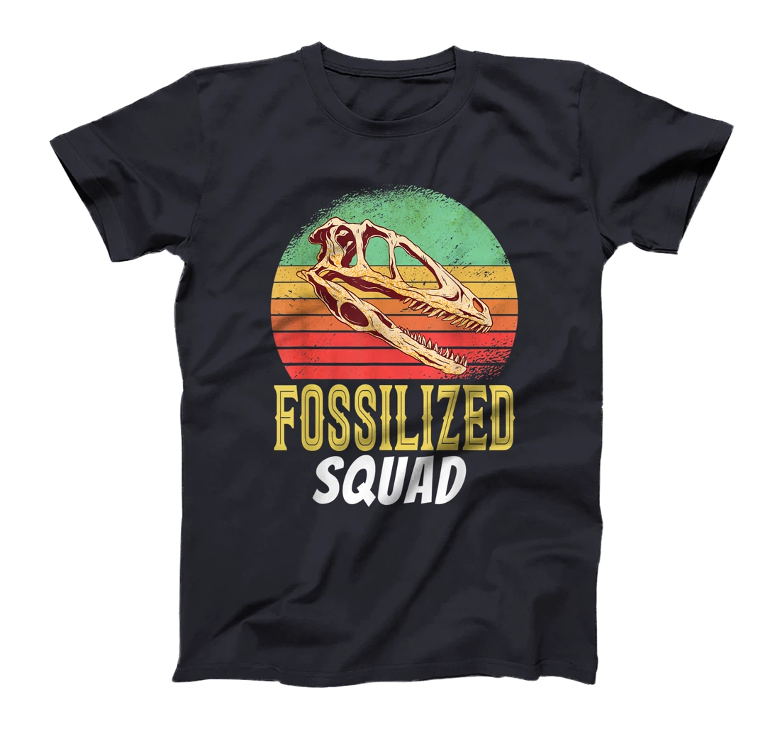 Fossilized Squad Science Teacher Team Back To Crush School T-Shirt, Kid T-Shirt and Women T-Shirt