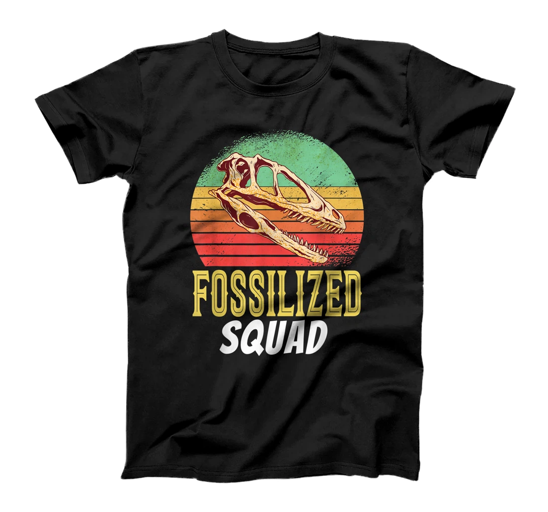 Fossilized Squad Science Teacher Team Back To Crush School T-Shirt, Kid T-Shirt and Women T-Shirt