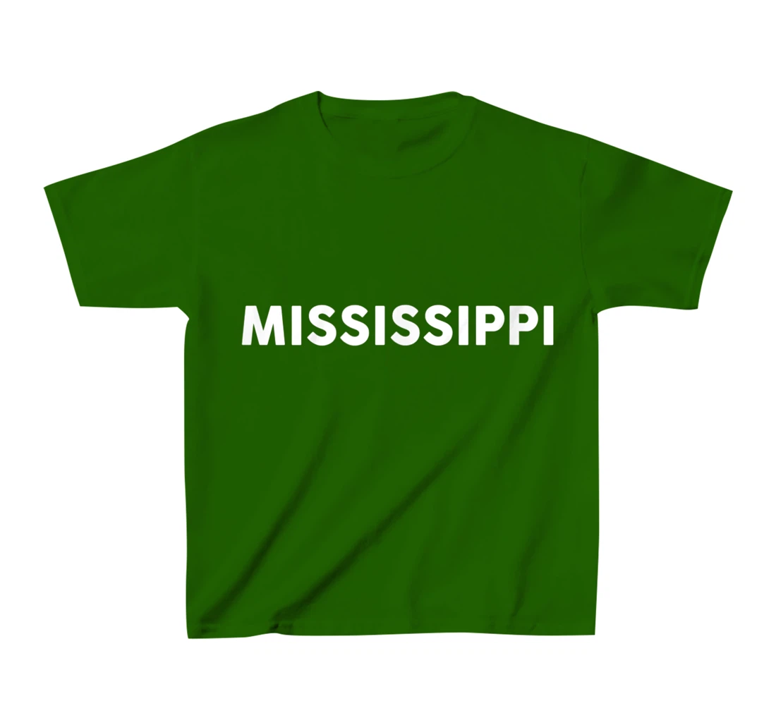 Womens Shirt That Says MISSISSIPPI T-Shirt, Kid T-Shirt and Women T-Shirt Simple State T-Shirt, Kid T-Shirt and Women T-Shirt