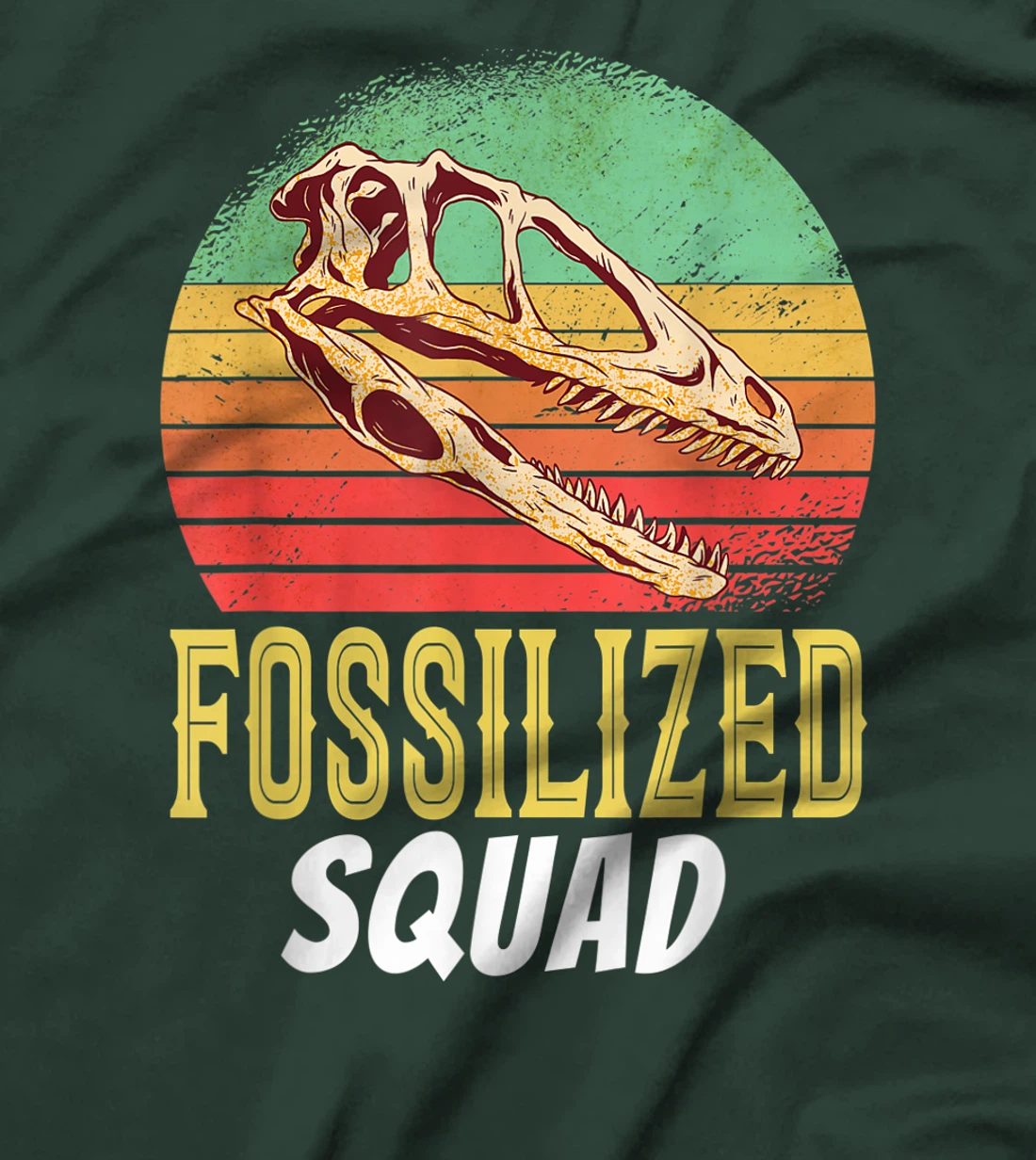Fossilized Squad Science Teacher Team Back To Crush School T-Shirt, Kid T-Shirt and Women T-Shirt