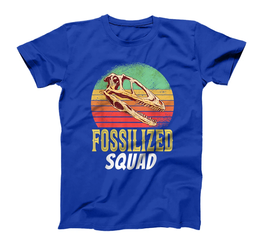 Fossilized Squad Science Teacher Team Back To Crush School T-Shirt, Kid T-Shirt and Women T-Shirt