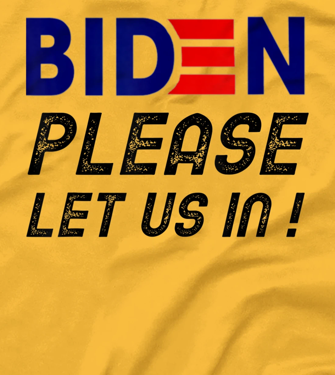 Womens Biden-Please-Let-Us-In T-Shirt, Women T-Shirt