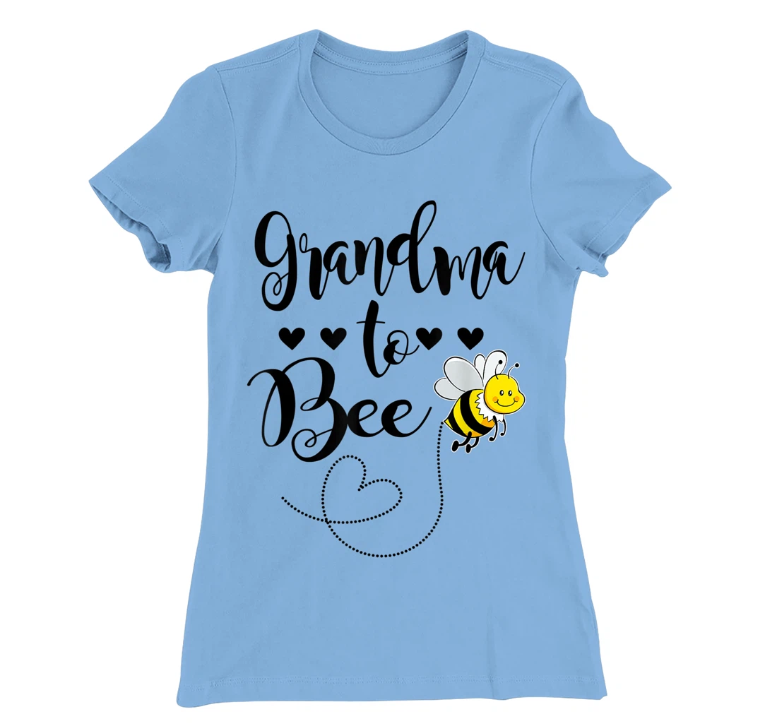 Womens Grandma To Bee Family Matching Gift T-Shirt, Women T-Shirt