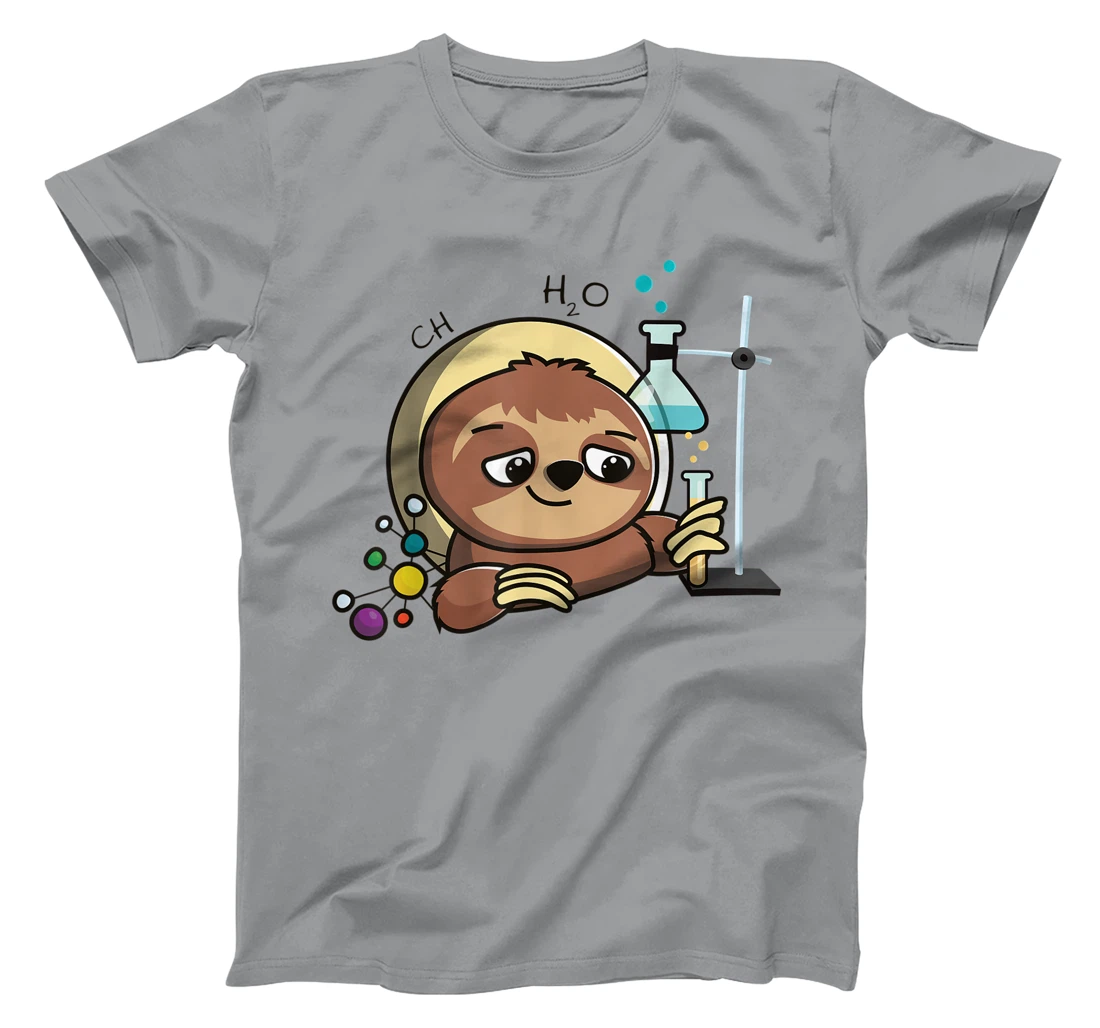 Womens Cute Chemistry Sloth Science Gift T-Shirt, Kid T-Shirt and Women T-Shirt