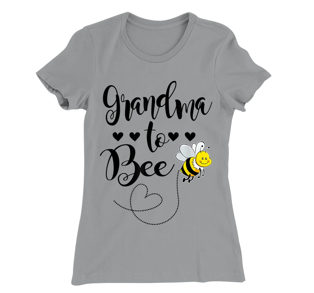 Womens Grandma To Bee Family Matching Gift T-Shirt, Women T-Shirt