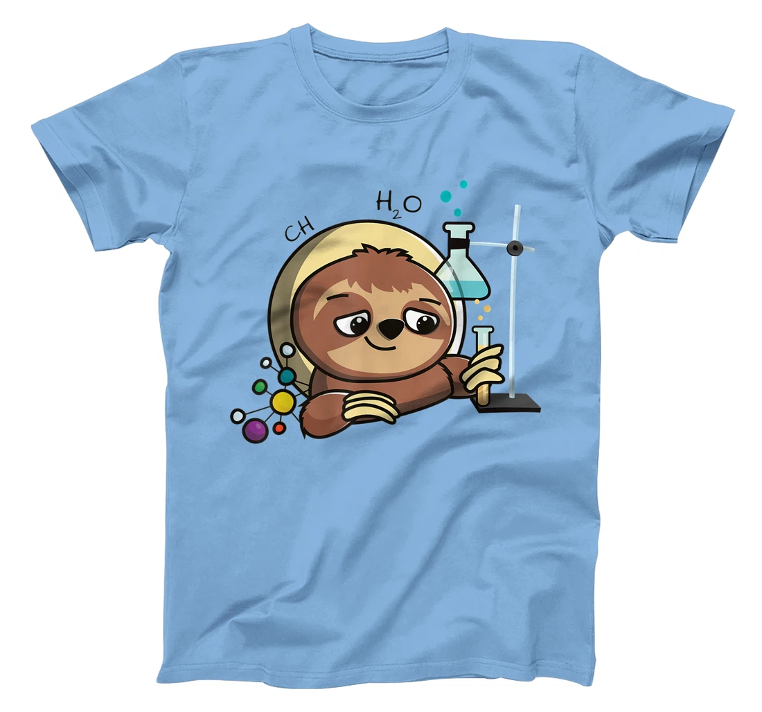 Womens Cute Chemistry Sloth Science Gift T-Shirt, Kid T-Shirt and Women T-Shirt