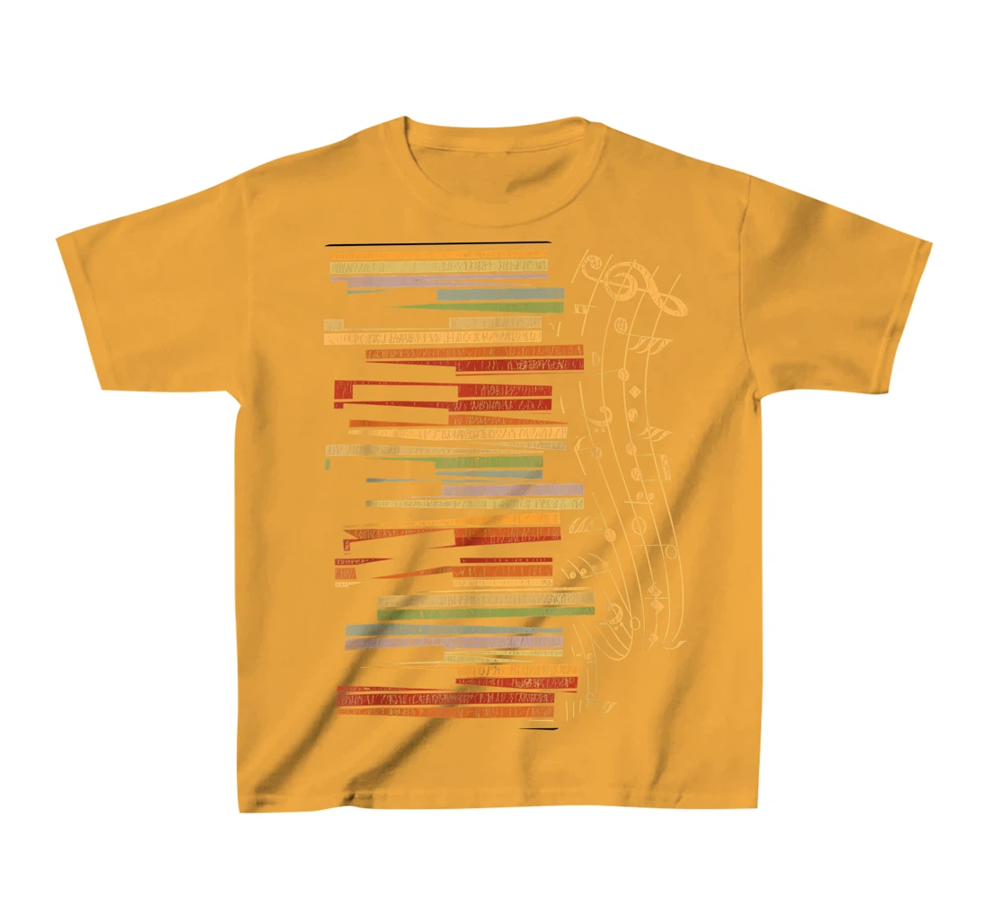 Womens Piano Player Classical Music Pianist Retro Keyboard Piano T-Shirt, Kid T-Shirt and Women T-Shirt